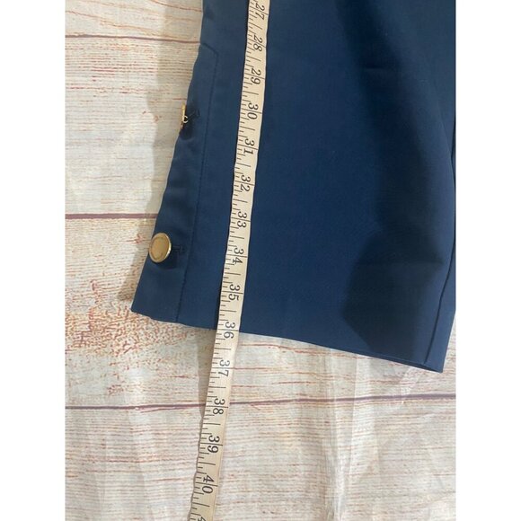 Ann Taylor Factory Women's Blue Crop Casual Office Dress Pants - 16 - Picture 4 of 14